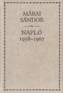 Napló. 1958-1967